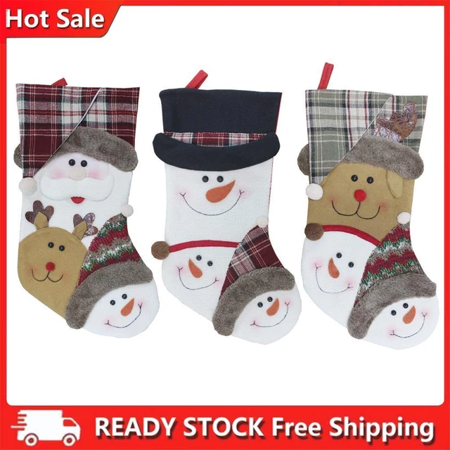 Borsa regalo Natale Calze Natale Albero Appeso Ornamenti Ciondolo