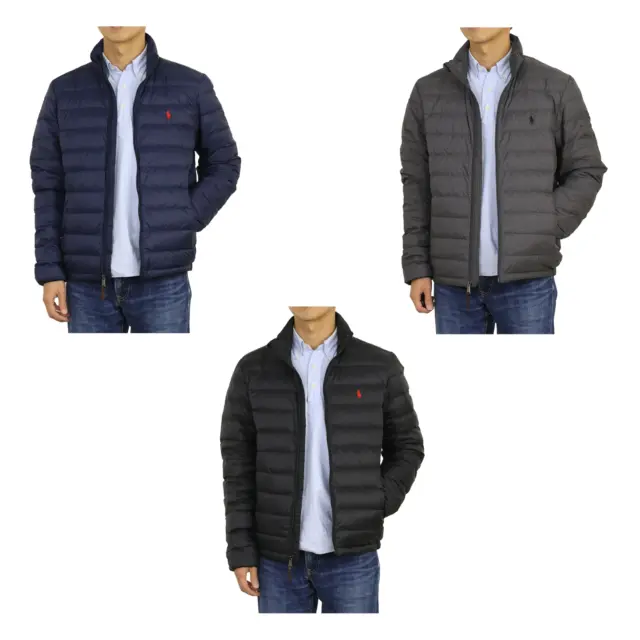 Polo Ralph Lauren Packable Down Puffer Jacket Coat w/ no hood -- 3 colors --