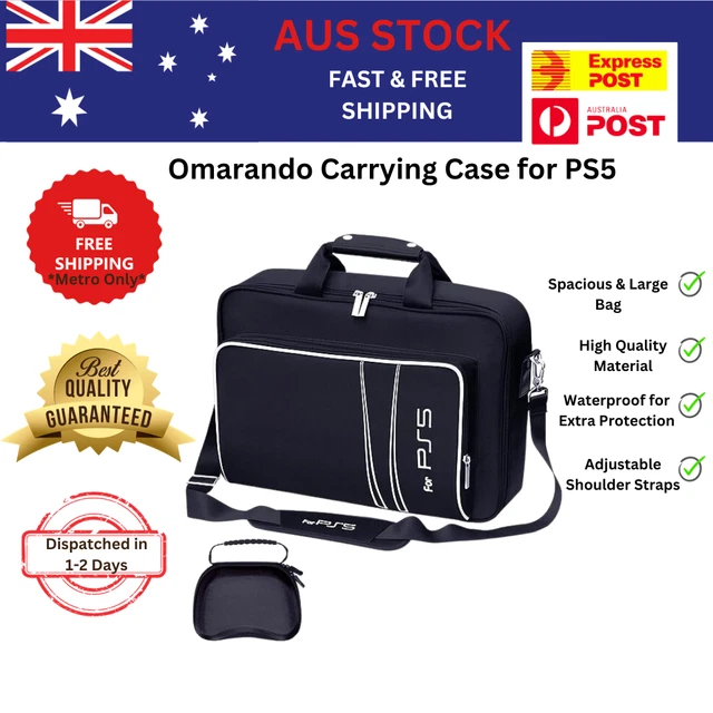 omarando Carrying Case for PS5,Storage Bag for PS5,Travel Bag for PS5 Console Ga