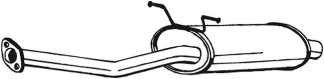 Silenziatore centrale Bosal 177-179 per Mitsubishi 300 3 bus P02W P12W P12V P02V