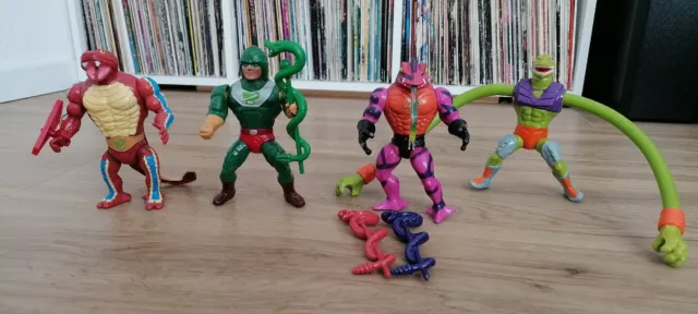 Masters of the Universe MOTU Snake Men Vintage Mattel 1985, King Hiss,...