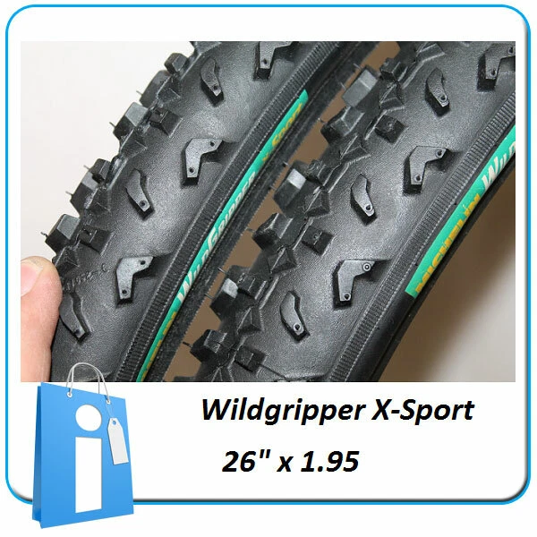 NOS COUVERTURE MICHELIN WILDGRIPPER LITE Avant 26 X 1.95 Old School EUR 76,50 - FR