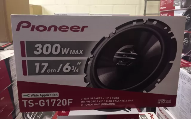 Pioneer TS-G1730F 6.5" 17cm 3 Way Coaxial Car Audio Speakers inc grilles 300w