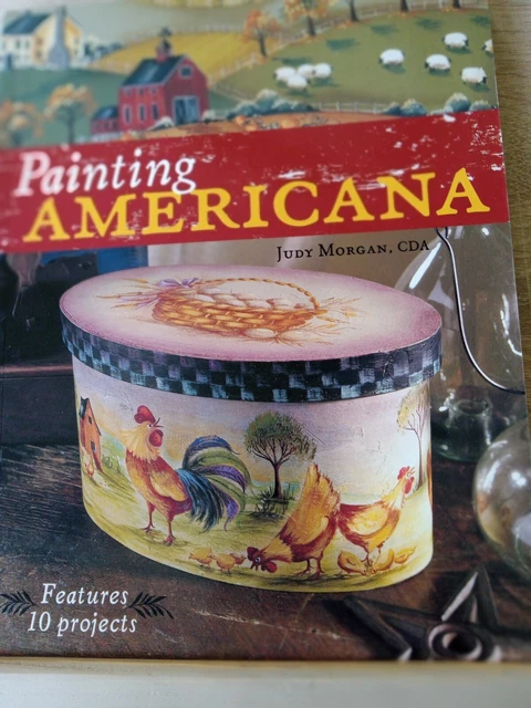 Libro de instrucciones de pintura americana de Judy Morgan