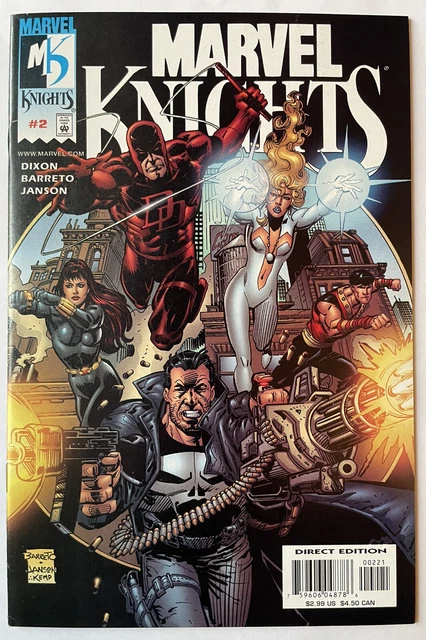Marvel Knights #2 • Daredevil! Punisher! Black Widow! Dagger! Vs Ulik!