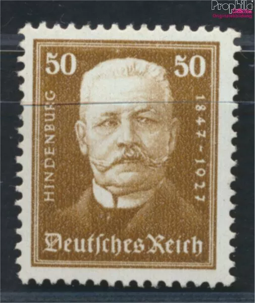 Allemand Empire 406 testés neuf 1927 D'urgence: (9910832