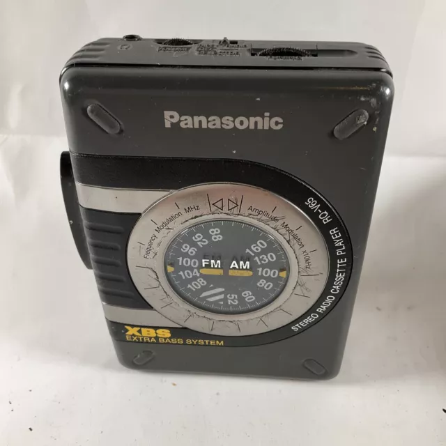 Panasonic Xbs Extra Basse Système Radio Stéréo Cassette Lecteur Walkman Rq -V65