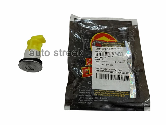 royal enfield battery cover lock
