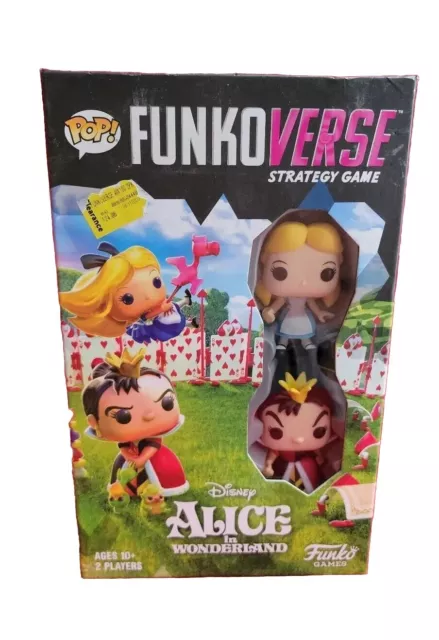 Funkoverse Alice In Wonderland Disney Strategy Game! CHASE FUNKO POP! 2021 NEW