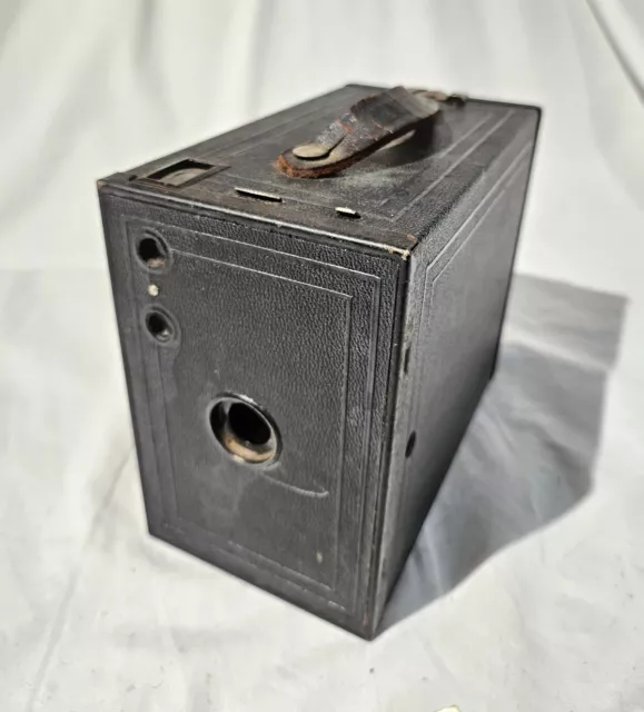 Eastman Kodak Brownie Camera No. 2A Black Box Rollfilm Vintage 1917 🔥