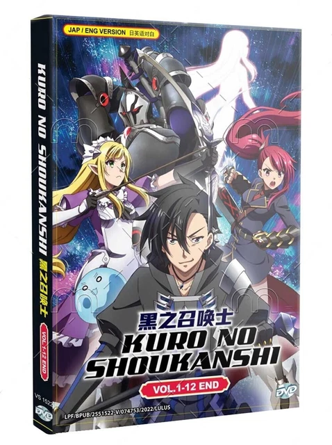 Anime DVD Kuro No Shoukanshi 1-12end English Dubbed-free DHL 