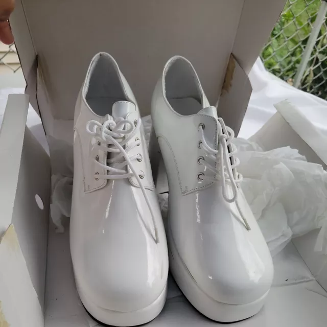 JAZZ 02 SCARPE COSTUME da uomo classiche retr anni 70 bianche