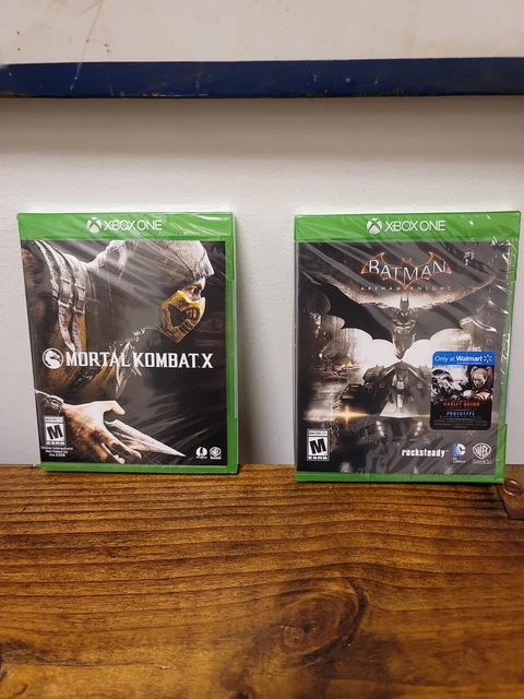 XBOX ONE lot of 2. Mortal Komabt X, Batman Arkham Knight. Factory sealed