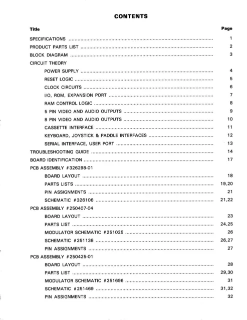 Commodore C64 C64C Computer Service Reparatur Werkstatthandbuch Nachgedruckt 1992 2