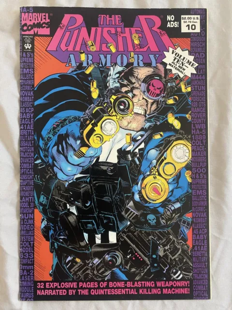 The Punisher Armory #10 Low Print Run Marvel 1994 Comic F/VF Condition