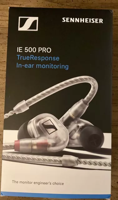 Sennheiser IE 500 PRO (Clear) In-Ear Monitoring Headphones Open Box Sennheiser IE 500 PRO (Clear) In-Ear Monitoring Headphones Open Box