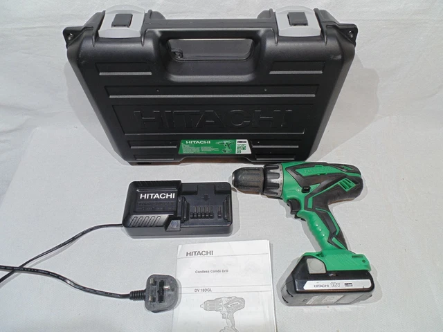 Hitachi DV18DGL 18v Cordless Combi Hammer Drill