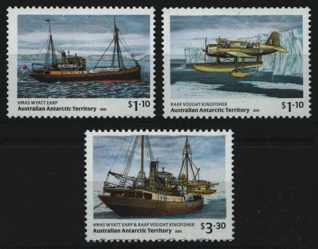 AAT / Austral. Antarctica 2020 - Mi-No. 270-272 ** - MNH - Ships / Ships
