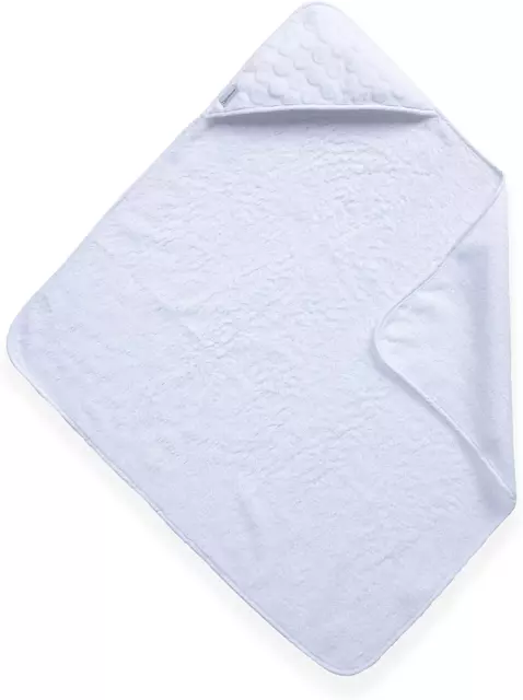 Clair de Lune | Marshmallow Kapuze Babybadetuch | 75x75 cm weiß | Zum Baden