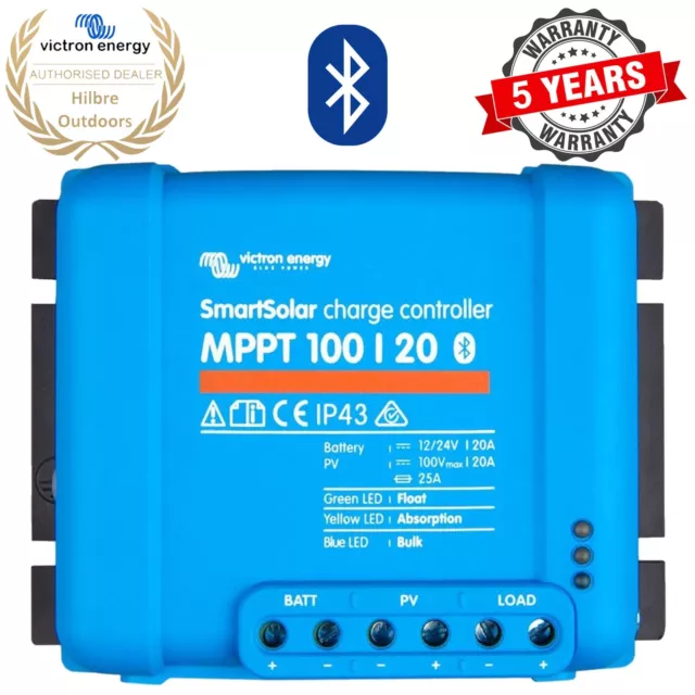 Victron Energy Smartsolar Mppt 100/20 12/24/48V 20 Amp Bluetooth Scc110020160R