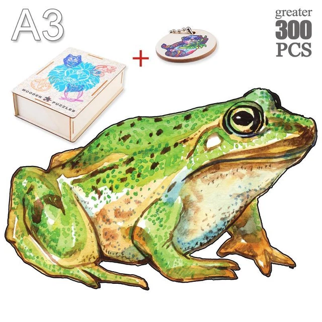 Animal Jigsaw Puzzles Colorful Intellectual Toy Creative Wooden Kids Game Gifts 10