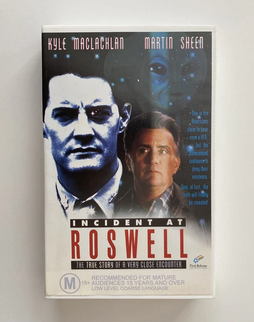 INCIDENT AT ROSWELL [VHS] First Release Big Box ExRental Video Tape