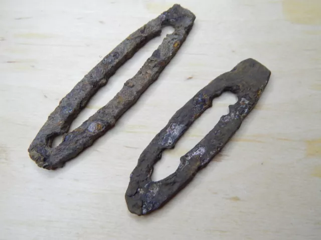 Medieval Fire Striker Firestarter Ancient Iron Tool 2 pcs