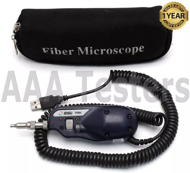 Jdsu Viavi P5000i Fiberscope Fibre Optique Inspection USB Microscope De