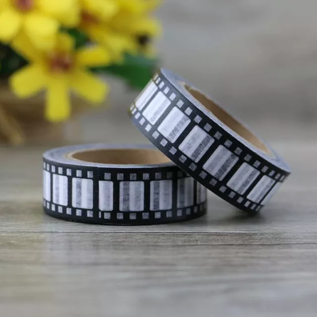 Planner Adhesive Tape - Film Slides Washi Tape Scrapbooking Sticker Label Tape