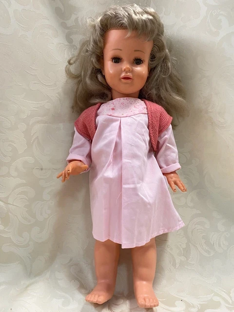 ANCIENNE POUPEE DES ANNEES 30/40 ETAT NEUF 27 CM POUR DECO RAYNAL BELLA
