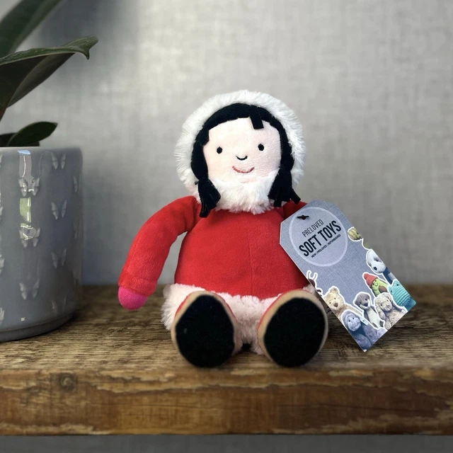 JOHN LEWIS MRS Clause Christmas Soft Toy Plush Beanie 8” (Jellycat