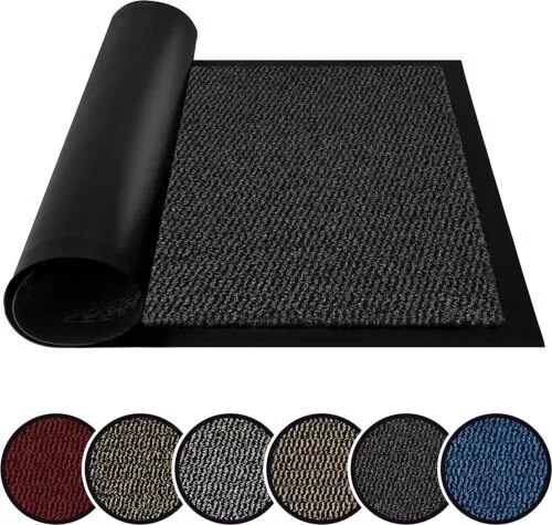 Non Slip Kitchen Hallway Heavy Duty Rubber Large Door Mat Back Barrier Floor Rug