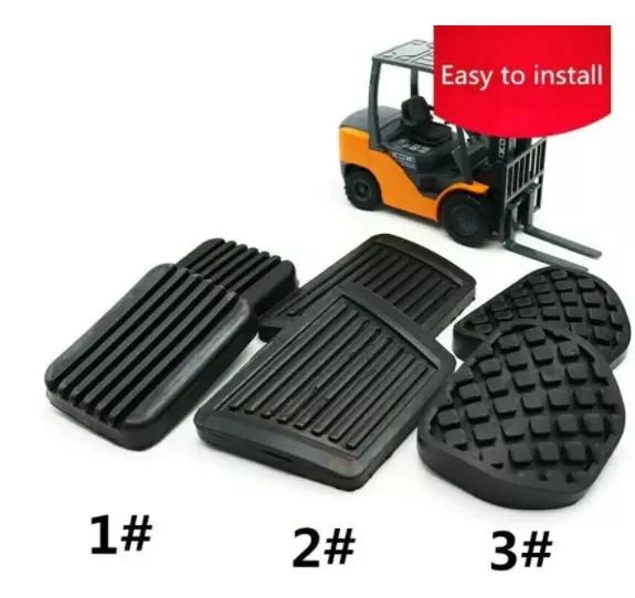 2PCS Forklift Clutch Brake Pedal Foot Pad Rubber Mat For HELI HANGCHA Machine