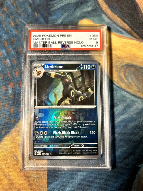 Umbreon Ex 060/131 Prismatic Evolutions Umbreon 059/131 Prismatic  Evolutions Reverse Holo Pokemon Card - Near Mint Condition 059/131 Umbreon  Near Mint