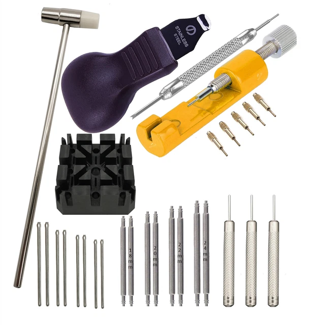 Kit De 4 Outils D'Ouverture Boîtier Montre - Boules En Caoutchouc Souple Avec Étui - Outils Réparation Montres