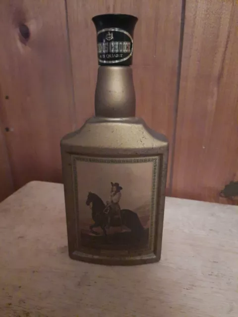 Jim Beam's Choice Decanter Bottle Man On A Horse De Keyser Vintage Empty