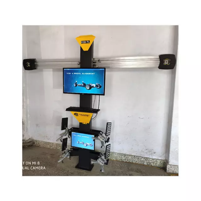 Macchina di allineamento ruote 3D sollevamento automatico per auto officina sistema di strumenti di riparazione auto