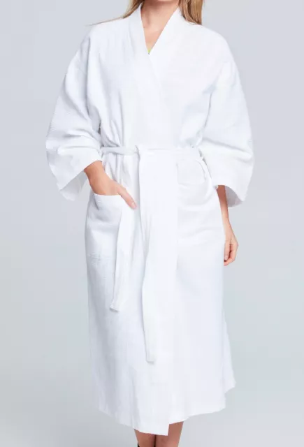 Bathrobe Luxury Waffle Cotton 5-star hotel quality 'One Size Fits Most' (Size 1)