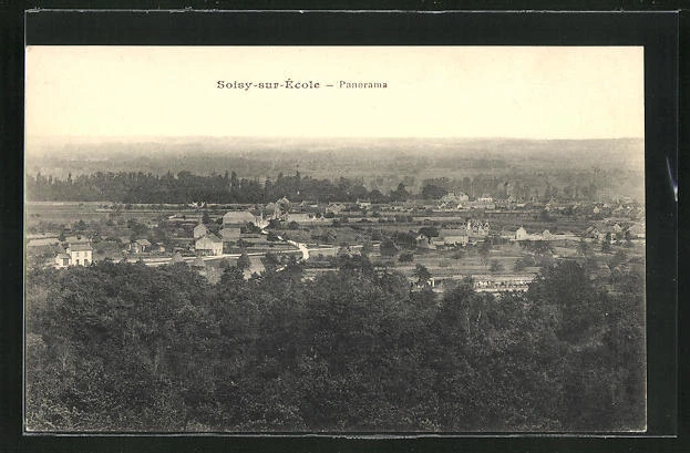 CPA Soisy-sur-École, vue générale