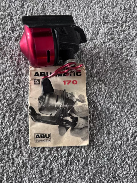 abu matic 170 close face fishing reel rare