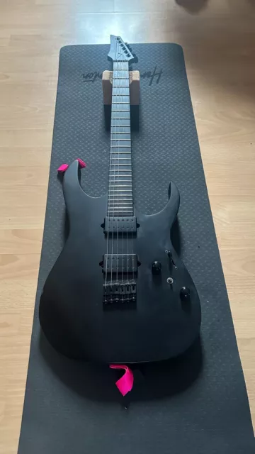 IBANEZ RGRTB621-BKF Iron Label E-Gitarre + Hardcase