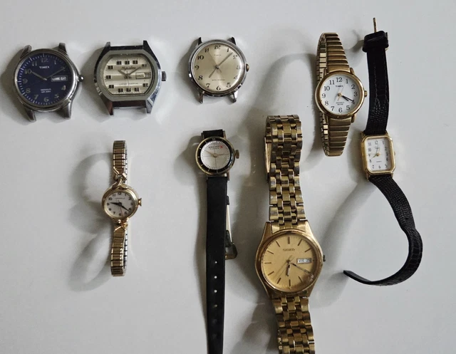 Mixed Watch Lot Bulova Freestyle Armitron Quartz Watches Parts Repair Timex and casio watch - Gem main image 4