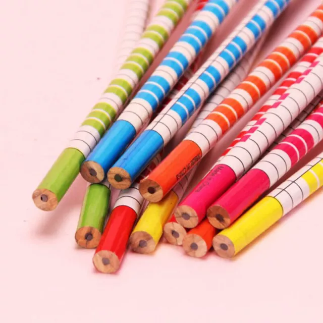 6pcs/lot Creative Pencil Musical Writing Note Wooden Pencil Stationery Suppl  ZC