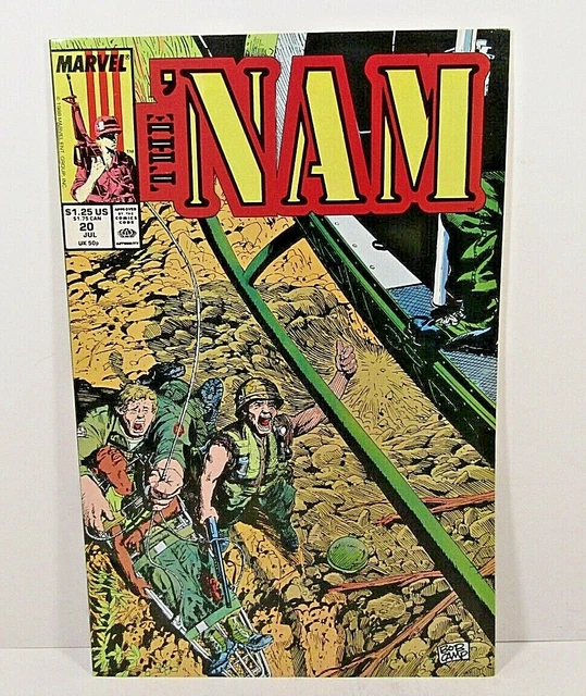 Vintage 1988 Marvel Comics Universe The Nam #20 Vietnam War Stories Bob Camp