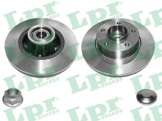 X2 Pcs Rear Brake Disc Rotos X2 Pcs Set R1020Pca Lpr I