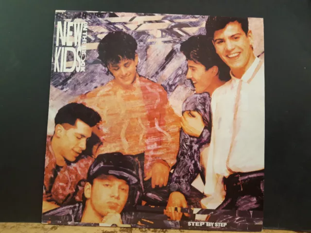 NEW KIDS ON THE BLOCK  Step By Step  LP  1990  Synth-Pop  UK 1st pressing