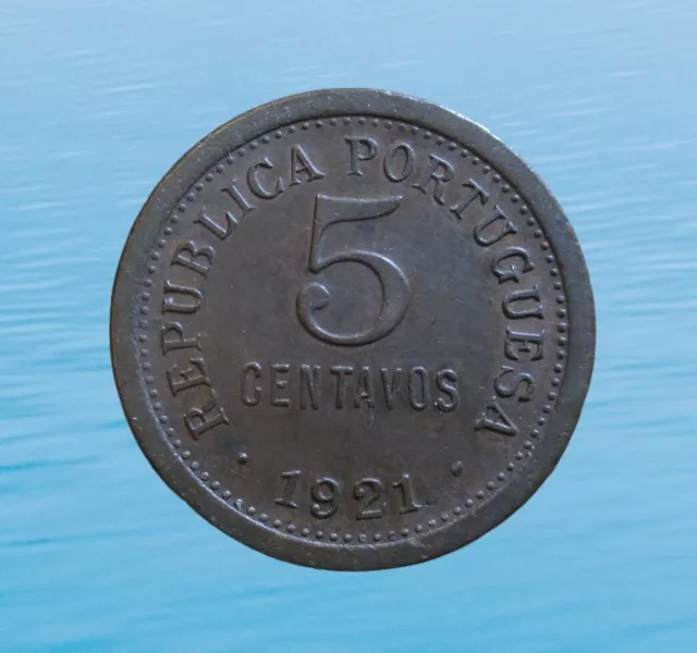 Portugal 5 Centavos 1921 Km 569 #5414#