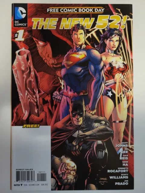 The New 52 FCBD #1 DC Comics 2012 One Shot 1st app Simon Baz 9.4 Near Mint