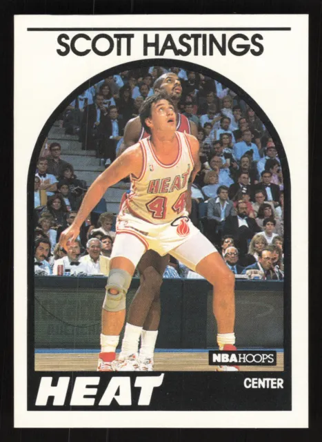 1989 Hoops Scott Hastings     #176 Miami Heat