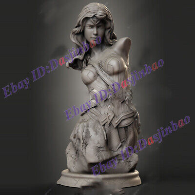 Wonder Woman Bust 3D Print Model Kit Unpainted Unassembled 31cm GK